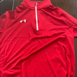 Under Armour Crimson Half-Zip Top